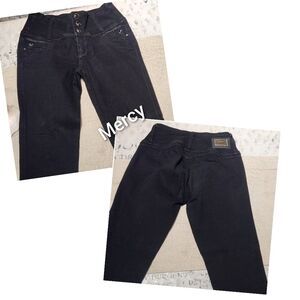MERCY 100% Authentic Colombian Push Up Butt Lift Blue Jeans Size 7 Juniors